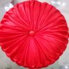 Round Red smocking cushion